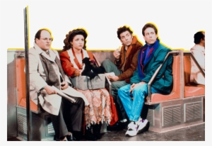 Seinfeld Cast Sitting On Subway - Seinfeld And Philosophy By William Irwin #1747813
