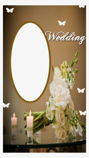 Wedding Frame With Flower - Wedding #1748152