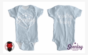 Scentsy Baby Short Sleeved Vest - Blue #1748789
