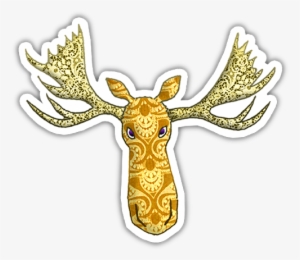 Tattoo Moose Mini Sticker - Root Concepts #1749203