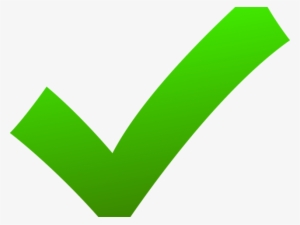 Green Tick Clipart Transparent Background - Very Good Logo Png #1749225