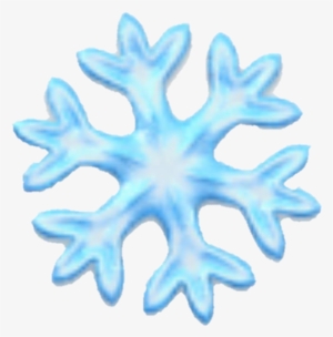 Emoji Snowflake Snow Snowing Blue - Riverdale #1749356