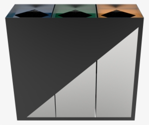 Stainless Steel Recycle Bins - Coffee Table #1749505