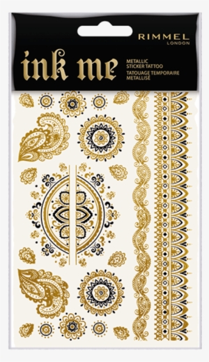 Ink Me Sticker Tattoos - Tatuajes Dorados Rimmel London #1749524