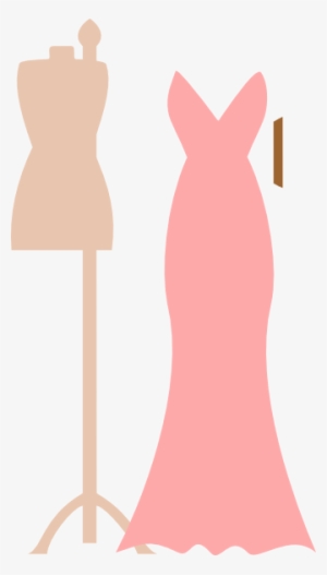 Clipart Download Hanger Clipart Quinceanera Dress - Pink Cartoon Dress Png #1750418