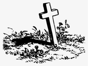 Gravestone Clipart - Burial Funeral Clip Art #1750463