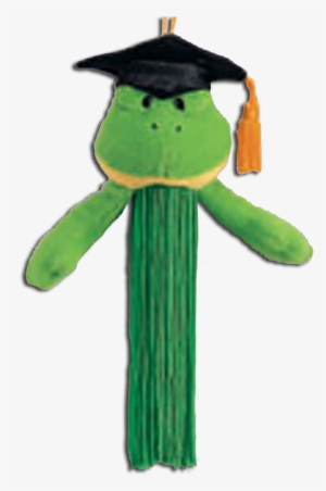 Gund Graduation Tassel Green Frog Wearing A Black Cap - Graduation Ceremony #1750572