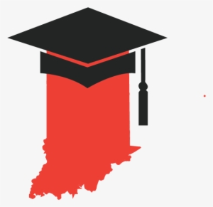Most College Graduates Leave The State After They Turn - Indiana Silhouette #1750792
