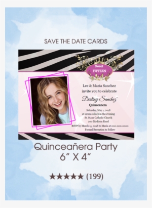 Invitation Save The Date Quinceanera #1751017