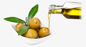 Olive Oil & Olives - Olive In Plate Png #1751112