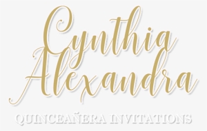 Cynthia Alexandra - Quinceañera Invitation - Student #1751114