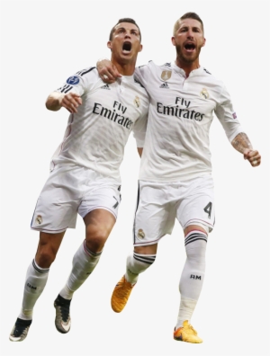 Cristiano Ronaldo & Sergio Ramos Render - Ronaldo And Ramos Png #1751321