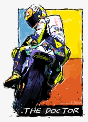Valentino Rossi 001 05 Prev Trans - Valentino Rossi Clip Art #1751577