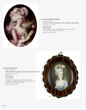 97 Jean Antoine Laurent French 1763-1832 Portrait Of - Portrait Of Marie Antoinette #1751883