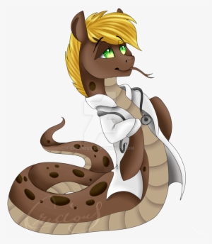 Crecious, Clothes, Doctor, Forked Tongue, Lab Coat, - Snake In A Lab Coat #1751982