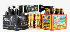 Hazy Dipa, Lost Coast Downtown Brown, Unibroue Megadeth - Champagne #1752024