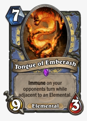 Tongue Of Emberash - Crystal Lion Hearthstone #1752651