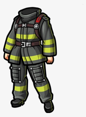 Gear-firefighter Outfit Render - Firefighter Outfit Cartoon #1752863