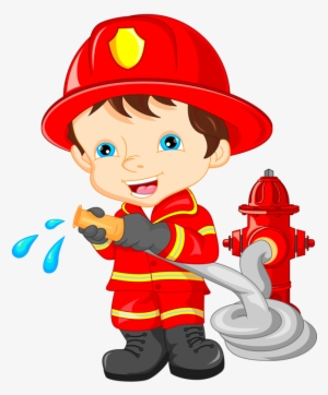 Vector Library Download Pin By Tammt Rider On Firefighter - Fire Fighter Cartoon #1753084