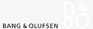 Bang & Olufsen Logo Black And White - Bang & Olufsen #1753412
