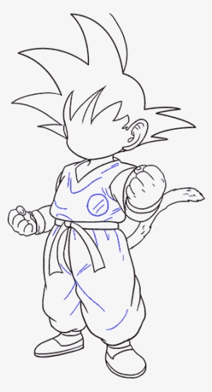 Png Freeuse Download How To Draw Goku - Goku Drawing #1753478