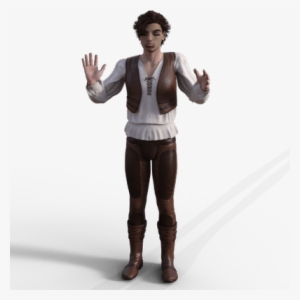 Man Medieval Leather Pants - Man #1753623