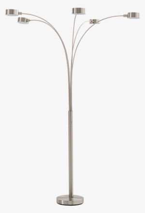 Image For Satin Metal Floor Lamp From Economax - Lamp #1753894
