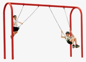 Bay Swing & Tire Swing - Kids On Swing Png #1754681