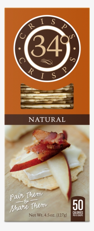 34 Degrees Natural Crispbread Crackers, - 34 Degrees Crispbread Natural #1755339