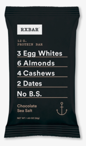Rx Bar Chocolate Sea Salt - Rxbar Peanut Butter And Berries #1755500