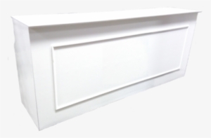 8′ White Paneled Bar - Bar #1755592