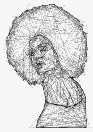 Line Art Abstract Art Art Museum Comics - Line Drawing Black Woman #1756346