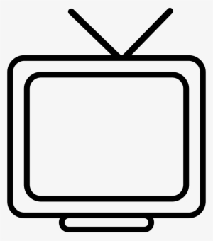 Tv Monitor Svg Png Icon Free Download - Tv Contorno Png #1756649