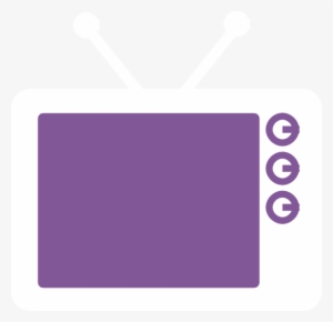 White Purple Tv Clipart Png For Web #1756875