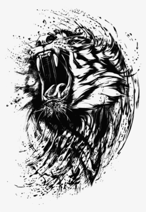 Free Vector Graphic Tiger Abstract Animal Wild Cat - Lion Sketches T Shirts #1757015