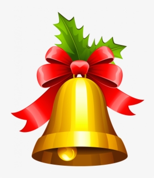 Simple Xmas Bell Png Graphic - Christmas Bell Clipart #1758202