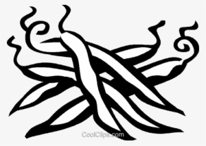 Green Beans Royalty Free Vector Clip Art Illustration #1758260