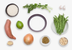 Thai Green Coconut Curry With Sweet Potato, Green Beans - Green Curry Ingredients #1758829