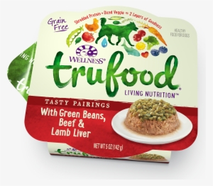 Tasty Pairings Green Beans Beef Lamb Liver - Wellness Trufood Dog Chicken-pumpkin-beef (24-5oz) #1758975