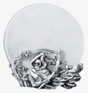 Grim Reaper Candle Holder - Grim Reaper Holder Statue Resin Figurine #1759075