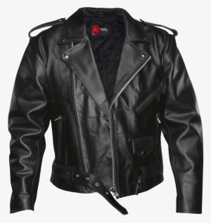 Black Biker Leather Jacket Png Image Background - Milwaukee Leather Jacket #1759095