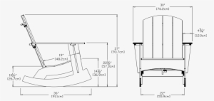 Adirondack Rocking Chair Luxury Adirondack Rocking - Diagram #1759742