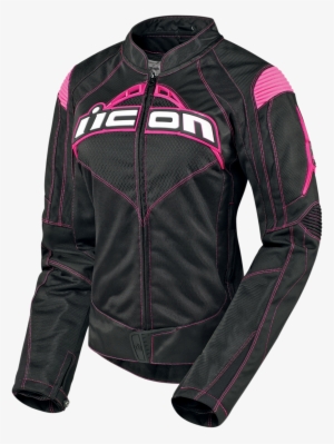 Bike Helmet Png Jacket - Pink And Black Women Motorcycle Jacket #1759825