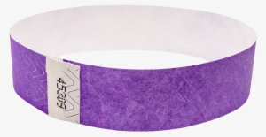 100 Pack Purple Tyvek Wristbands - Tyvek #1761421