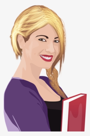 Girl With Studying - Girl With Book Png #1761488