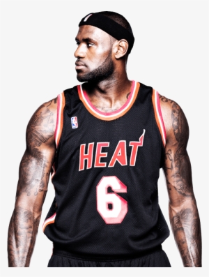 Lebron James Clipart Png - Heat Throwback Jersey #1761516