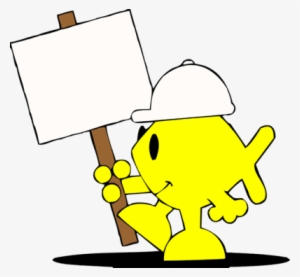 Wooden Clipart Picket Sign - Picketing Clip Art #1762765