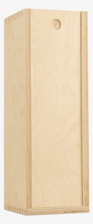 Single Bottle Pine Box For Wine - Blank Wine Wood Box #1762766