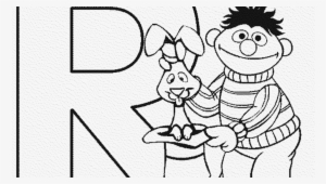 Good Sesame Street Sign Coloring Page Adult 1st Birthday - Sesame Street Abc Colouring Pages Letter R #1762954