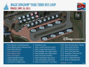 New Magic Kingdom Bus Loop Opening And Information - Hollywood Studios Bus Stop Map #1762955